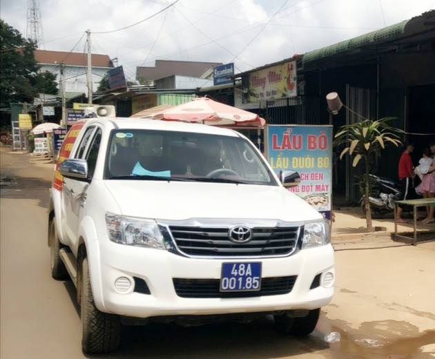 TUYÊN TRUYỀN LƯU ĐỘNG  “Tháng hành động vì an toàn thực phẩm” năm 2019