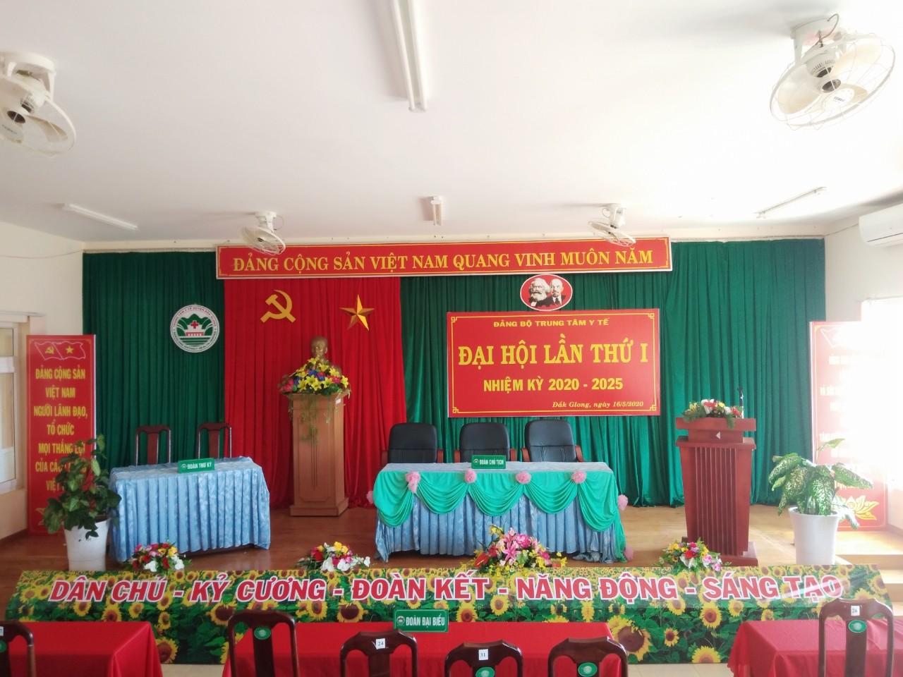 HOÀN THÀNH CÔNG TÁC CHUẨN BỊ ĐẠI HỘI ĐẢNG BỘ TTYT HUYỆN LẦN THỨ 1