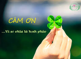 THƯ CẢM ƠN CÁC TẤM LÒNG VÀNG