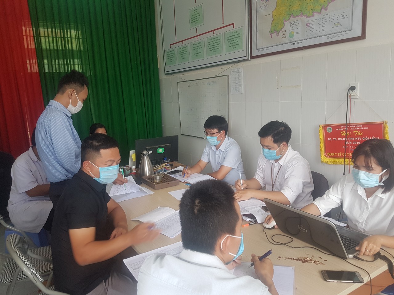 HOẠT ĐỘNG KIỂM TRA CUỐI NĂM TYT XÃ TRỰC THUỘC TTYT